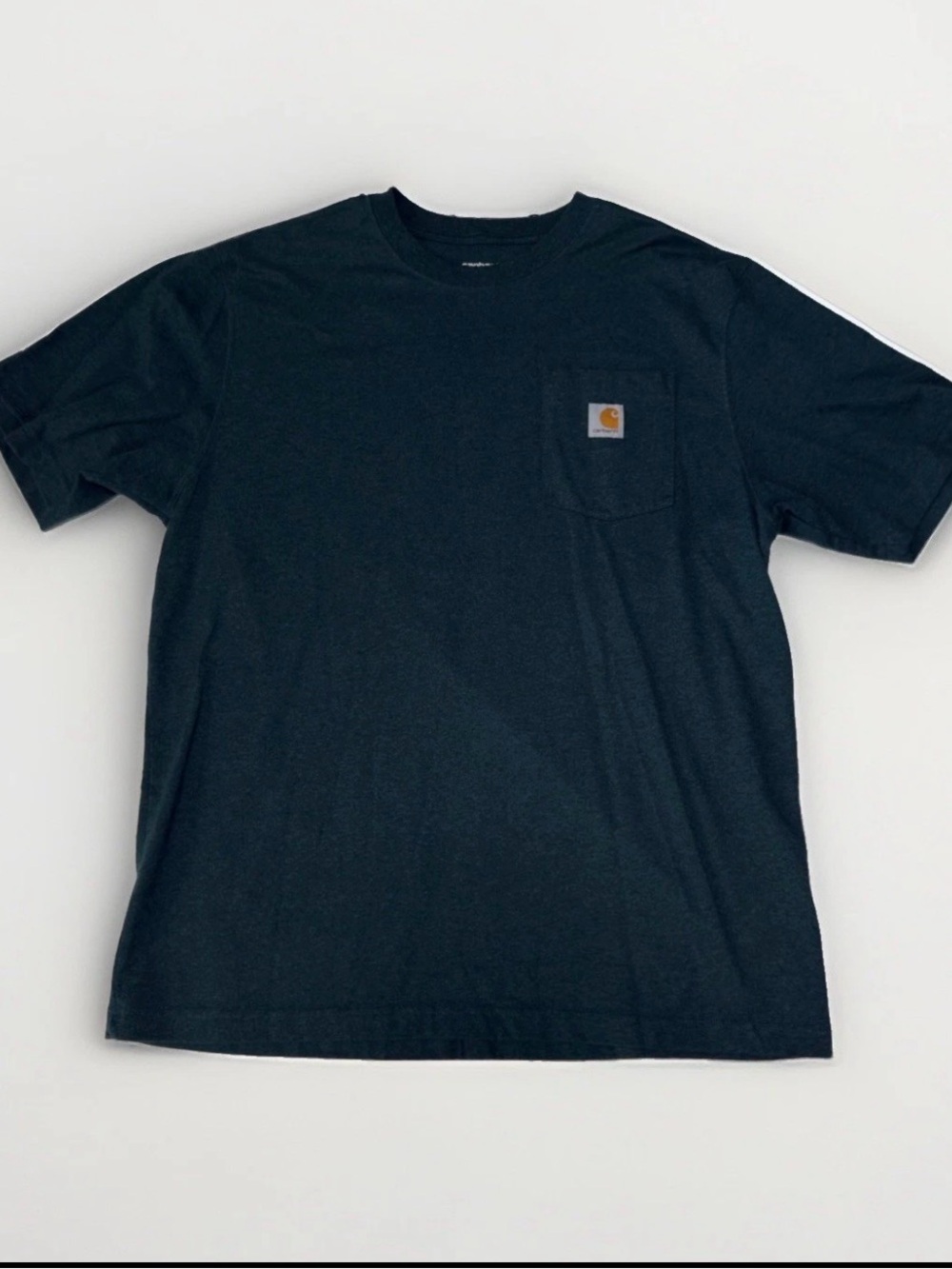 Carhartt Men's T-Shirt Short Sleeve, Loose Fit, Crewneck, Pocket, Size Large